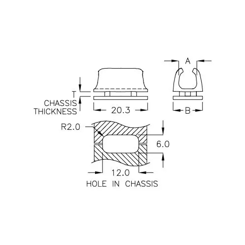 GBAK-20A - Supporto per cavi (Wire Mount) | Gecko Fastener GmbH
