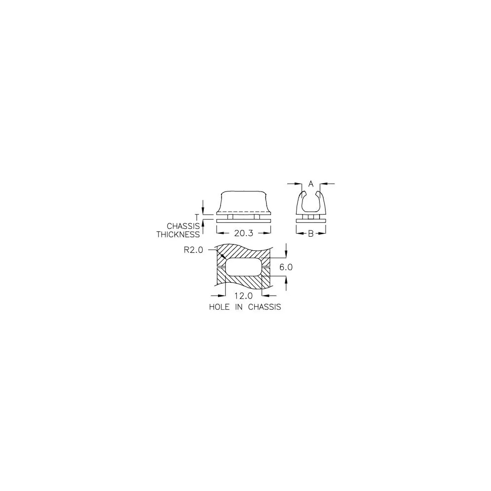 GBAK-20A – Cable Holder (Wire Mount) | Gecko Fastener GmbH