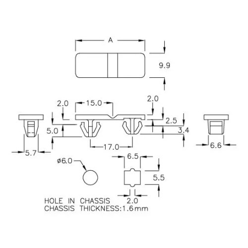 GBH-7 - Cerniera "P.C.B." | Gecko Fastener GmbH