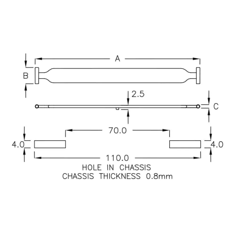GBSX-110K - Handle | Gecko Fastener GmbH