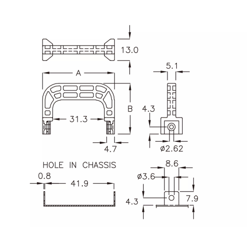 GBWH-43A - Handgreep | Gecko Fastener GmbH