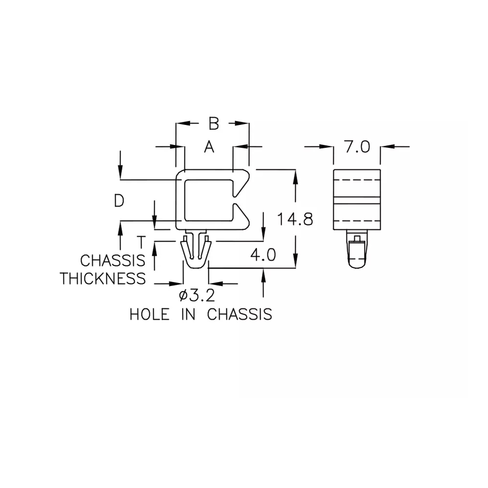GCBG-6PK - Kabelschelle | Gecko Fastener GmbH