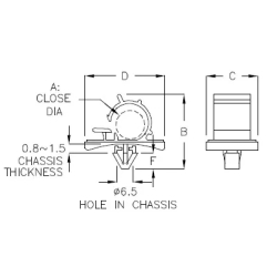 GCC-3 - Kabelhouder (Wire Mount) | Gecko Fastener GmbH 2