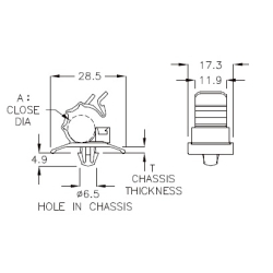 GCCD-01 - Soporte para cables (Wire Mount) | Gecko Fastener GmbH 2