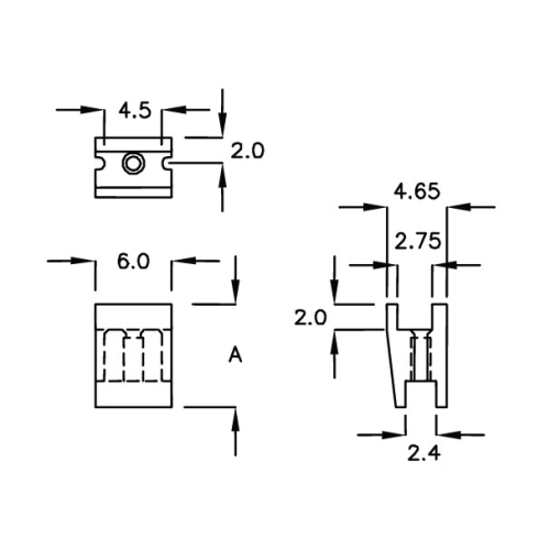 GCDA-08 - Carcasa para receptor de infrarrojos | Gecko Fastener GmbH
