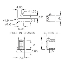 GCDS-6K - Behuizing voor IR-ontvanger | Gecko Fastener GmbH 2