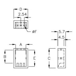 GCDS-1A - Behuizing voor IR-ontvanger | Gecko Fastener GmbH 2