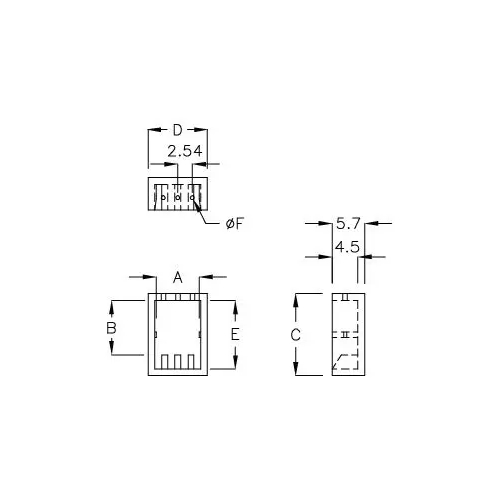 GCDS-1A - IR Receiver Housing | Gecko Fastener GmbH