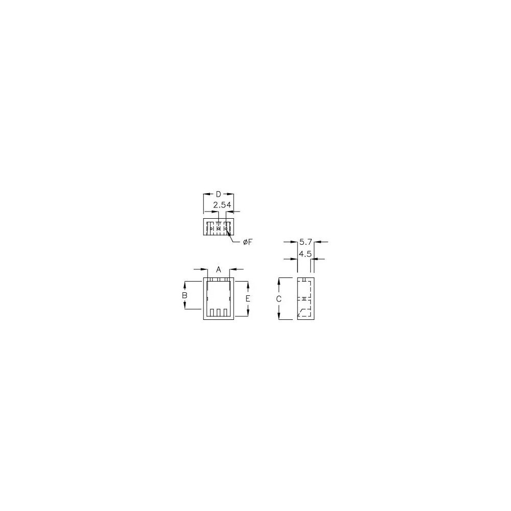 GCDS-1A - Carcasa para receptor de infrarrojos | Gecko Fastener GmbH