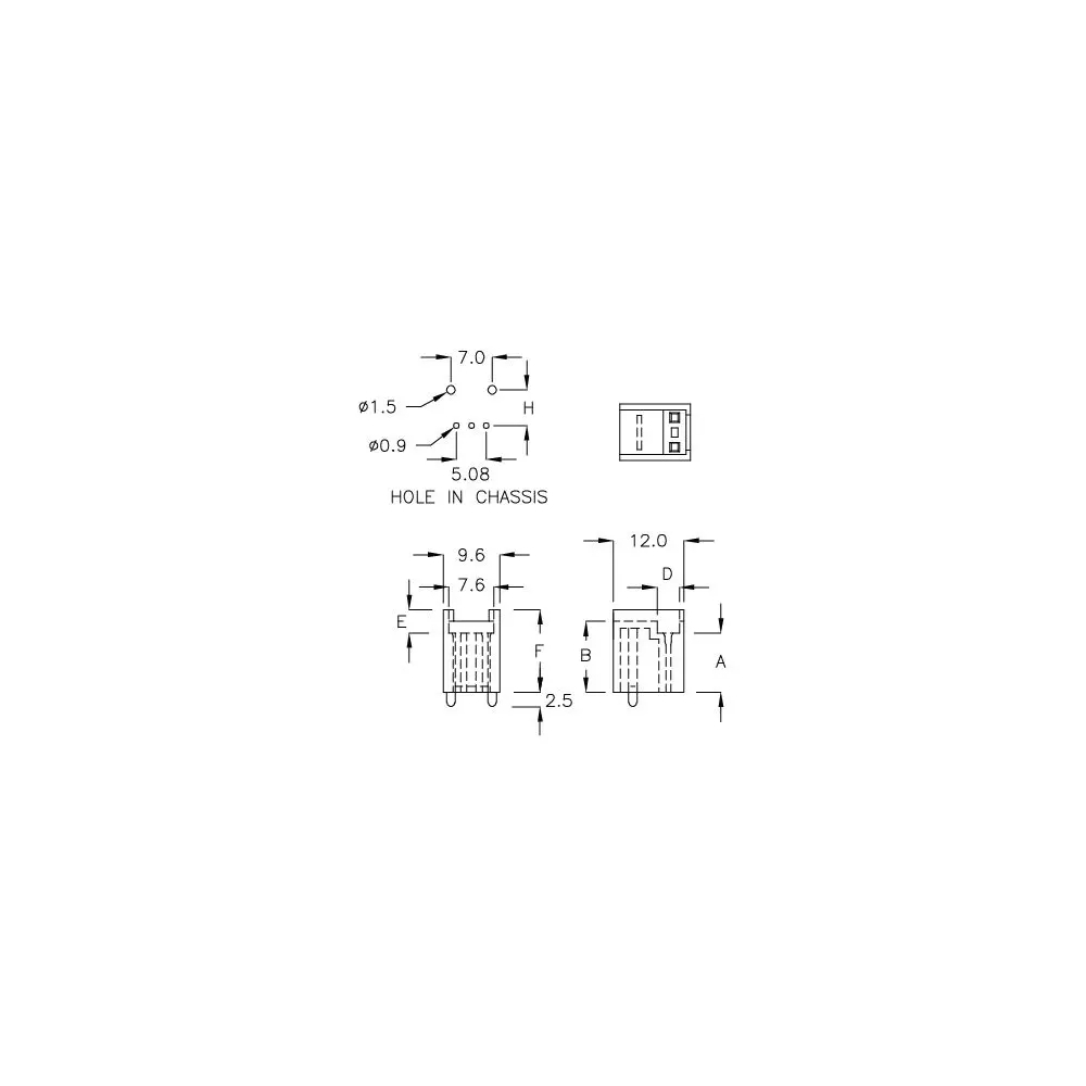 GCDS-2A - Alloggiamento per ricevitore IR | Gecko Fastener GmbH