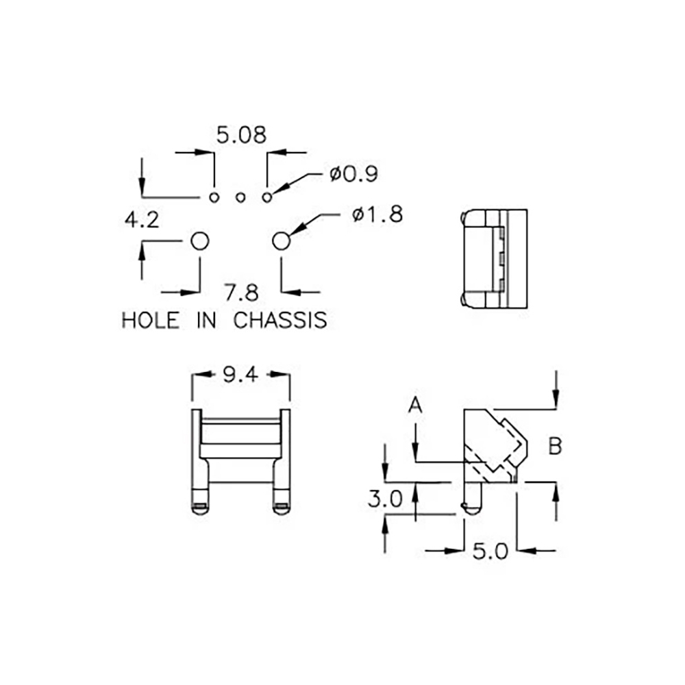 GCDS-2C - Alloggiamento per ricevitore IR | Gecko Fastener GmbH