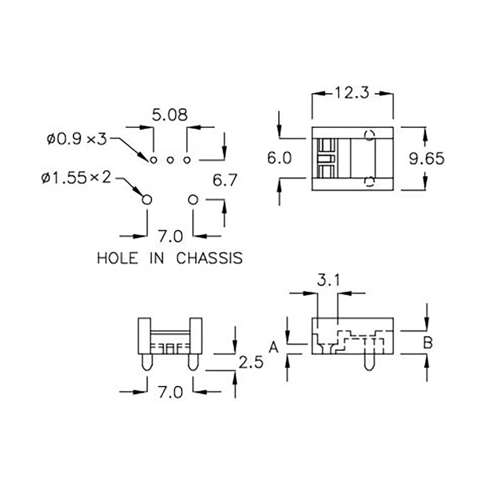 GCDS-2J - IR Receiver Housing | Gecko Fastener GmbH