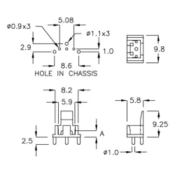 GCDS-2K - Carcasa para receptor de infrarrojos | Gecko Fastener GmbH 2