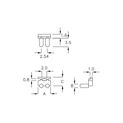 GCDS-4F - Alloggiamento per ricevitore IR | Gecko Fastener GmbH