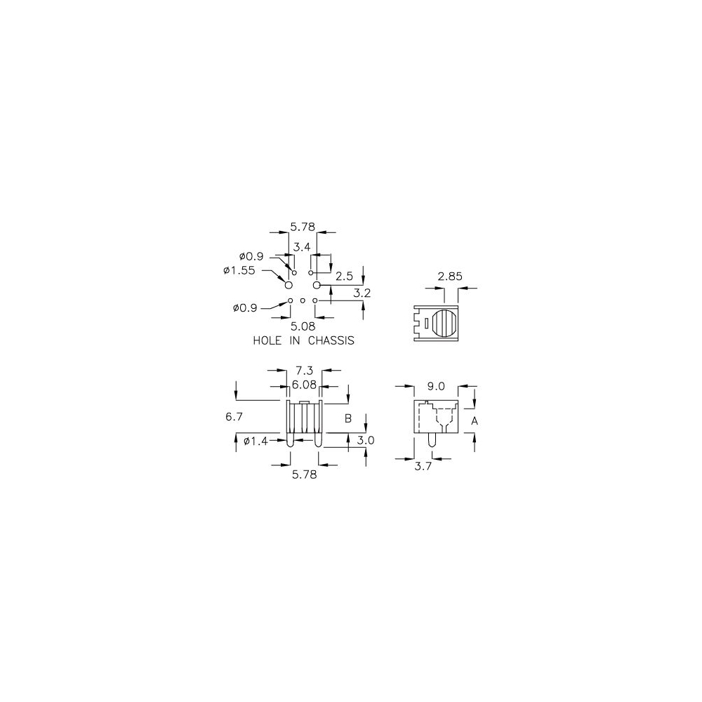 GCDS-6A - IR Receiver Housing | Gecko Fastener GmbH
