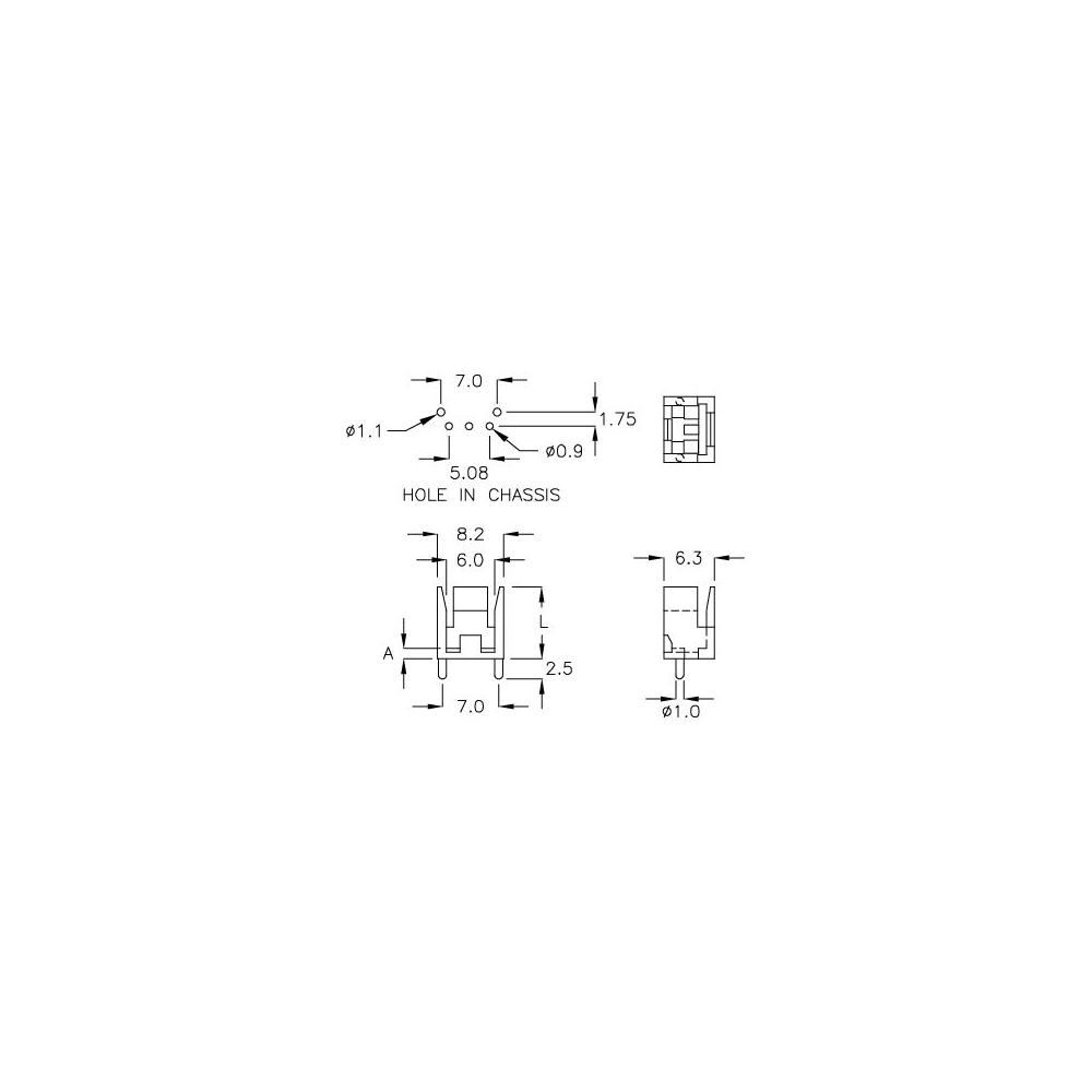 GCDS-1J - IR Receiver Housing | Gecko Fastener GmbH
