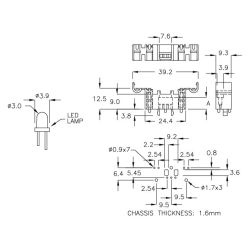 GCDY-7M - IR Receiver Housing | Gecko Fastener GmbH 2