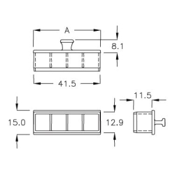 GCFP-41A - Cache-poussière | Gecko Fastener GmbH 2