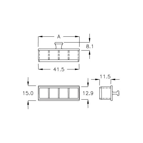 GCFP-41A - Funda protectora contra el polvo | Gecko Fastener GmbH