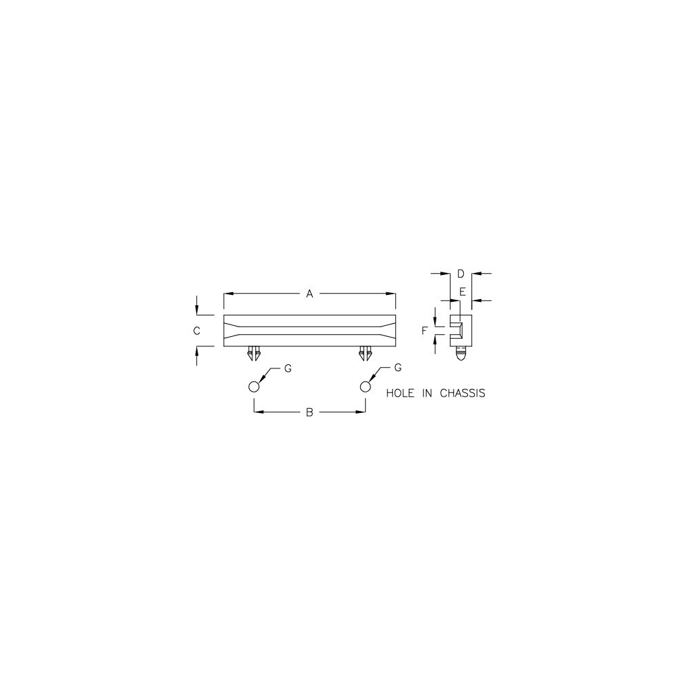 GCG-04E - Guide-circuit imprimé | Gecko Fastener GmbH