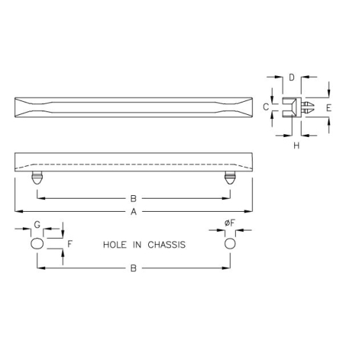 GCG-06A - Guía para placas de circuito impreso | Gecko Fastener GmbH