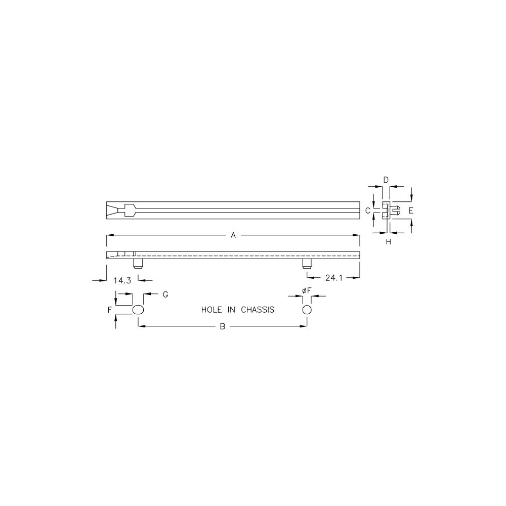 GCG-11A - Guida per circuiti stampati | Gecko Fastener GmbH