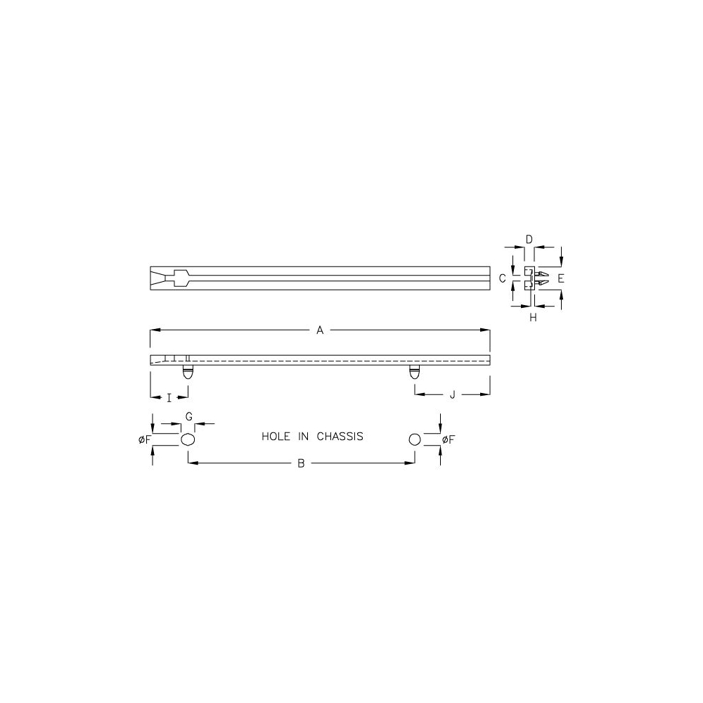 GCG-11F - Printplaatgeleider | Gecko Fastener GmbH