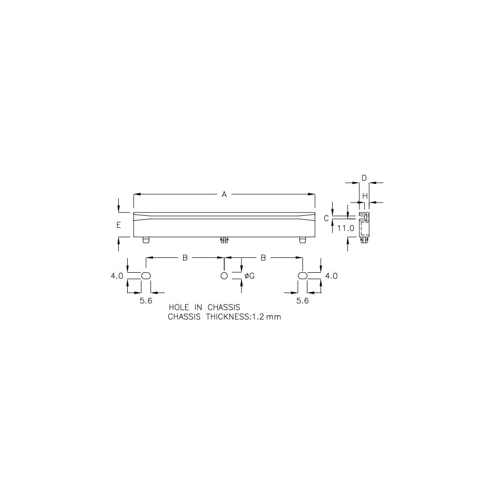 GCG-11K - PCB guide | Gecko Fastener GmbH
