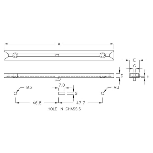 GCG-12AT - Printplaatgeleider | Gecko Fastener GmbH