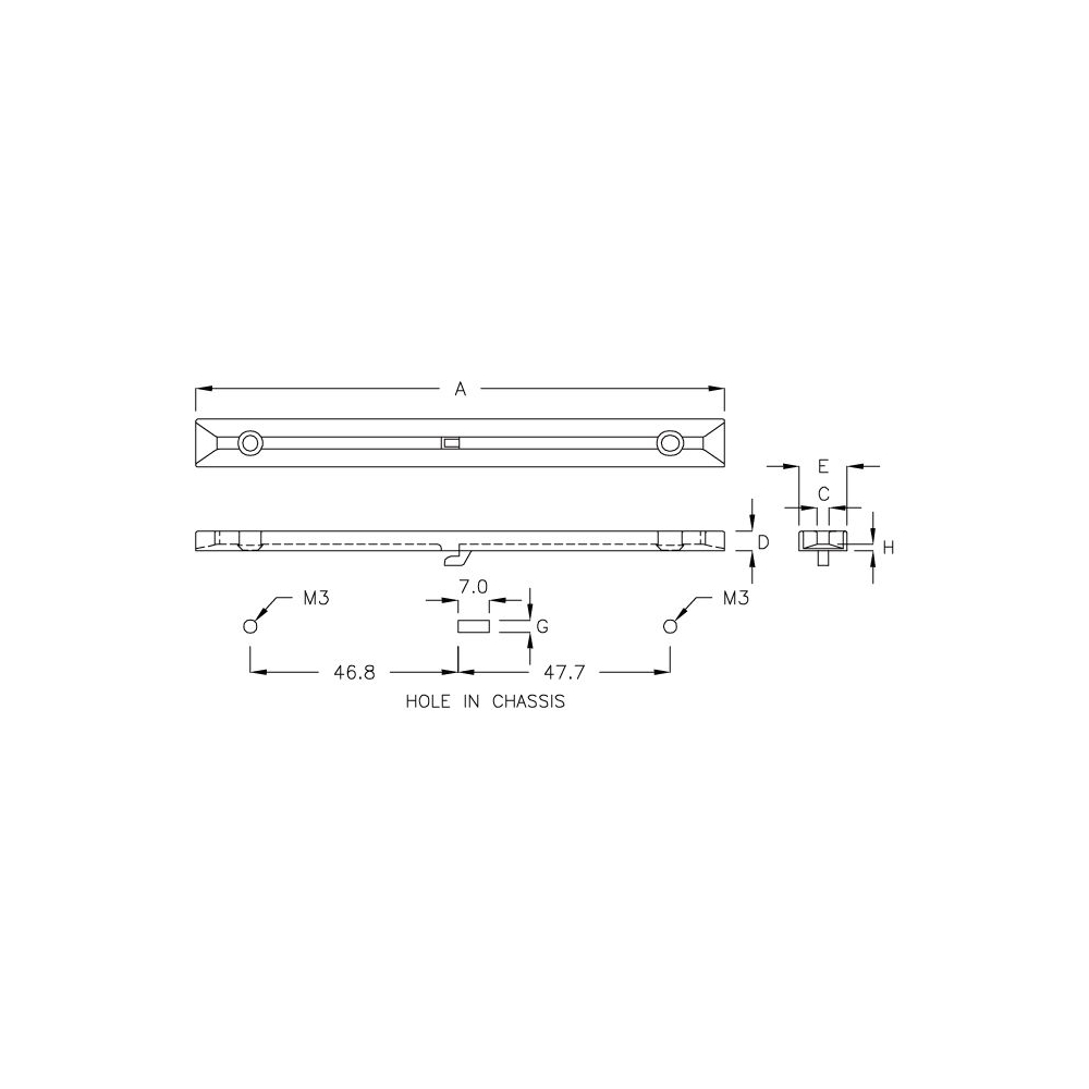 GCG-12AT - Guida per circuiti stampati | Gecko Fastener GmbH