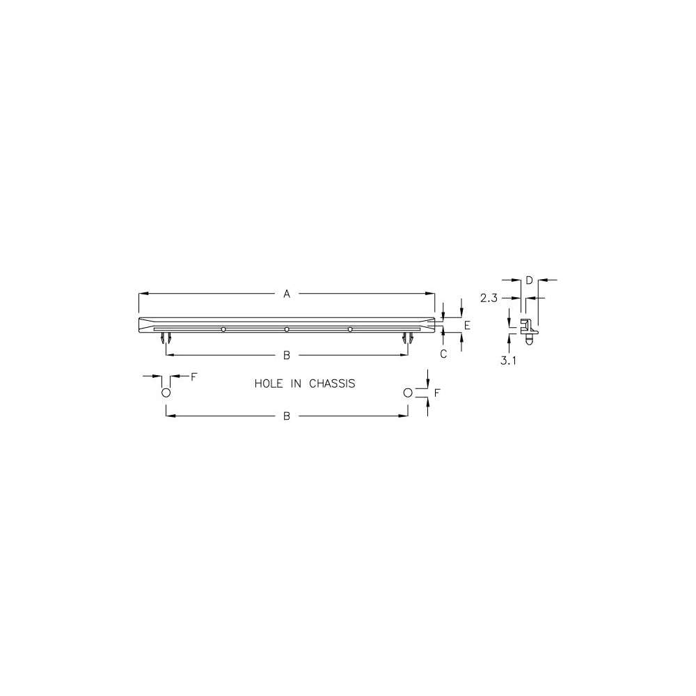 GCG-14H - Guía para placas de circuito impreso | Gecko Fastener GmbH