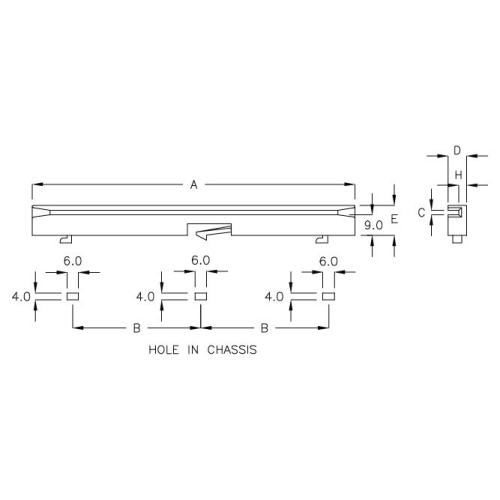 GCG-16C - Guía para placas de circuito impreso | Gecko Fastener GmbH