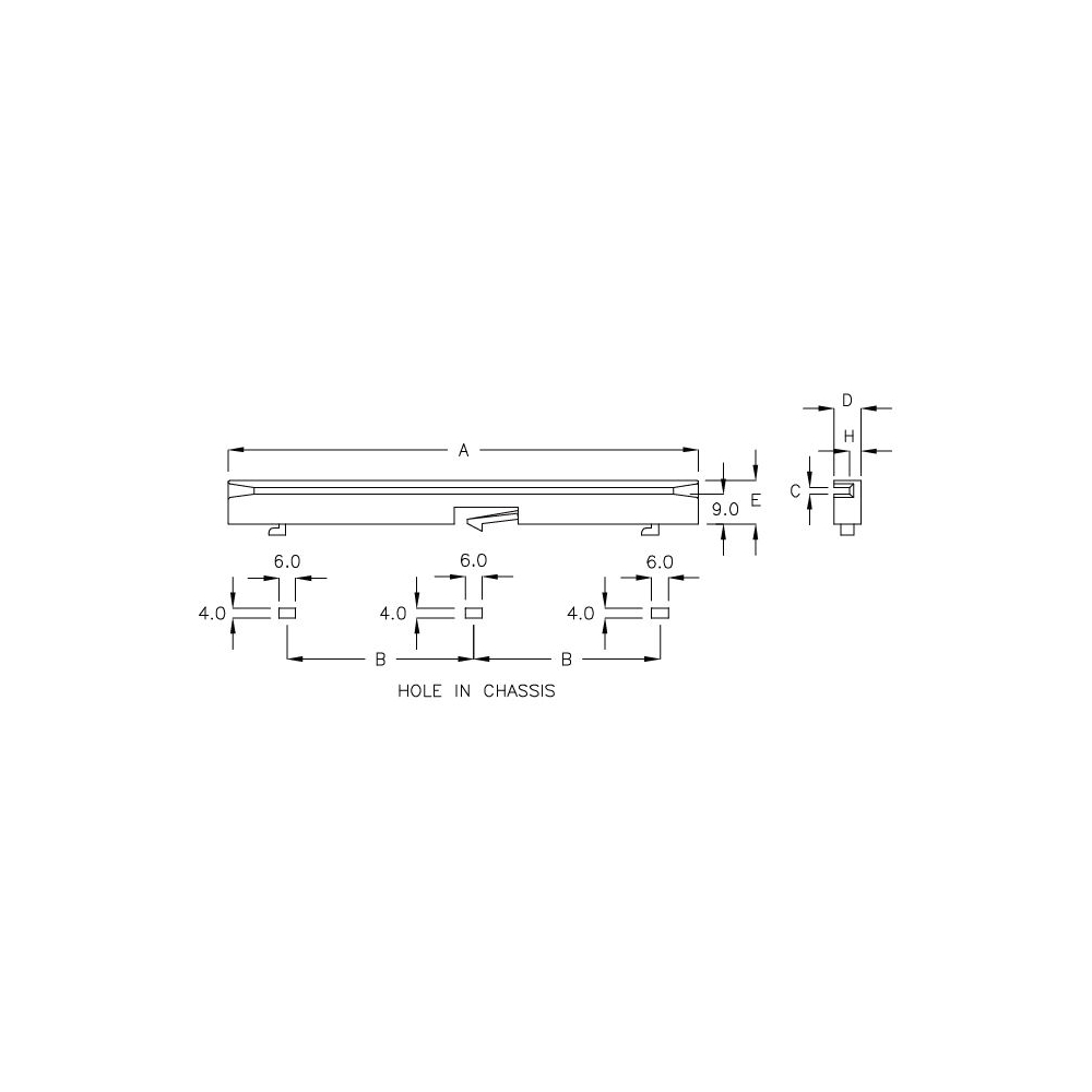 GCG-16C - Circuit board guide | Gecko Fastener GmbH