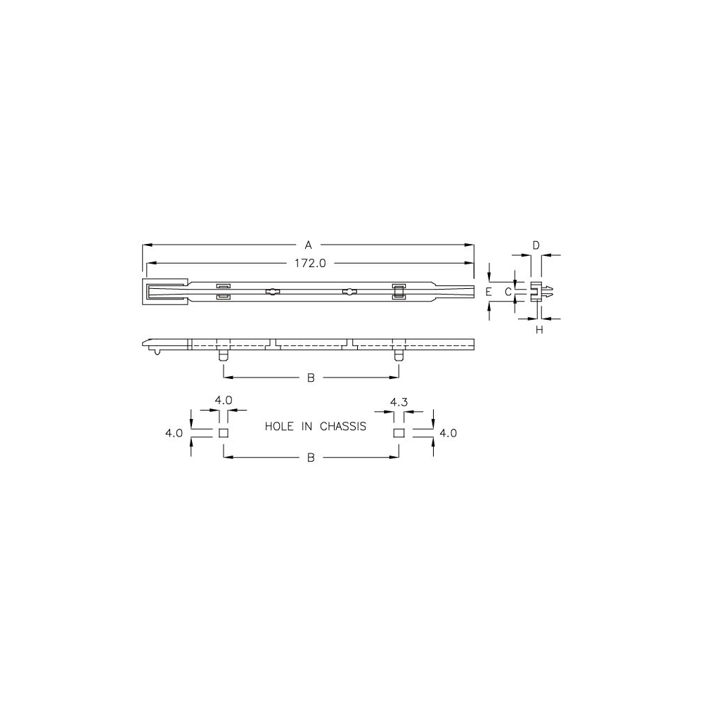 GCG-17A - Platinenführung | Gecko Fastener GmbH