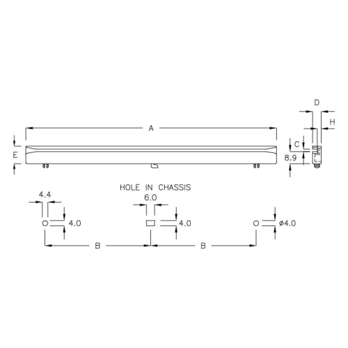 GCG-19C - Printplaatgeleider | Gecko Fastener GmbH