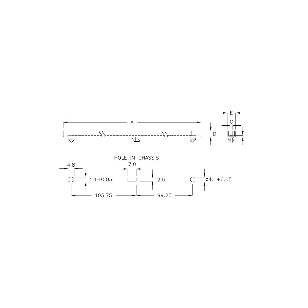 GCG-21C - Guida per circuiti stampati | Gecko Fastener GmbH