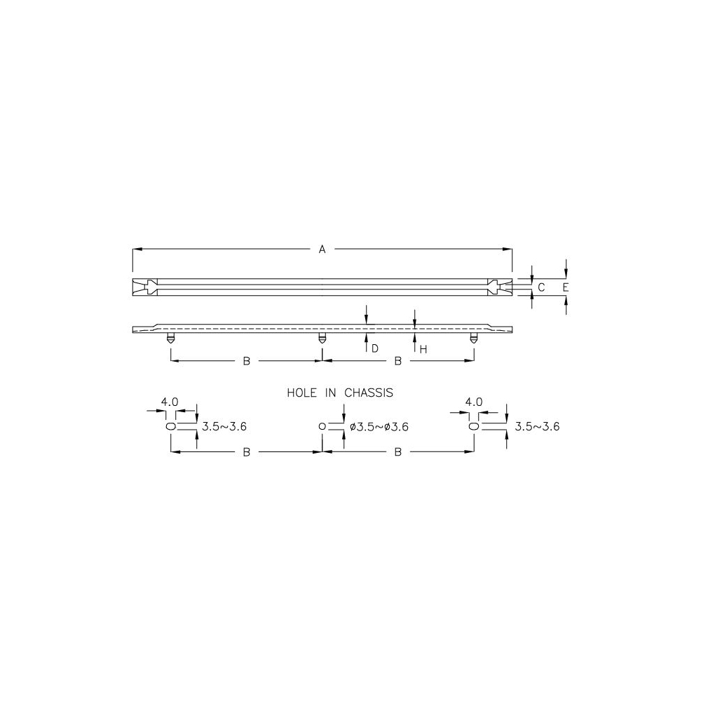 GCG-28A - Guide-circuit imprimé | Gecko Fastener GmbH