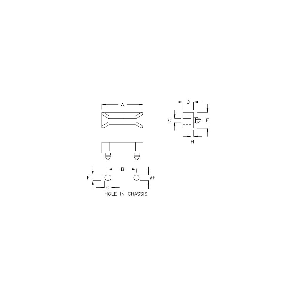GCG-2A - Guida per circuiti stampati | Gecko Fastener GmbH