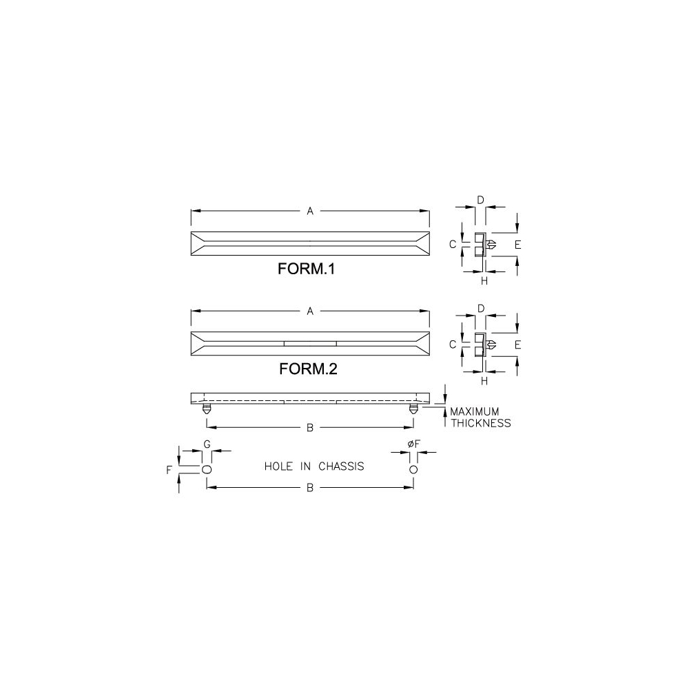 GCG-3A - Printplaatgeleider | Gecko Fastener GmbH