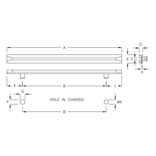 GCG-45RK - Guida per circuiti stampati | Gecko Fastener GmbH