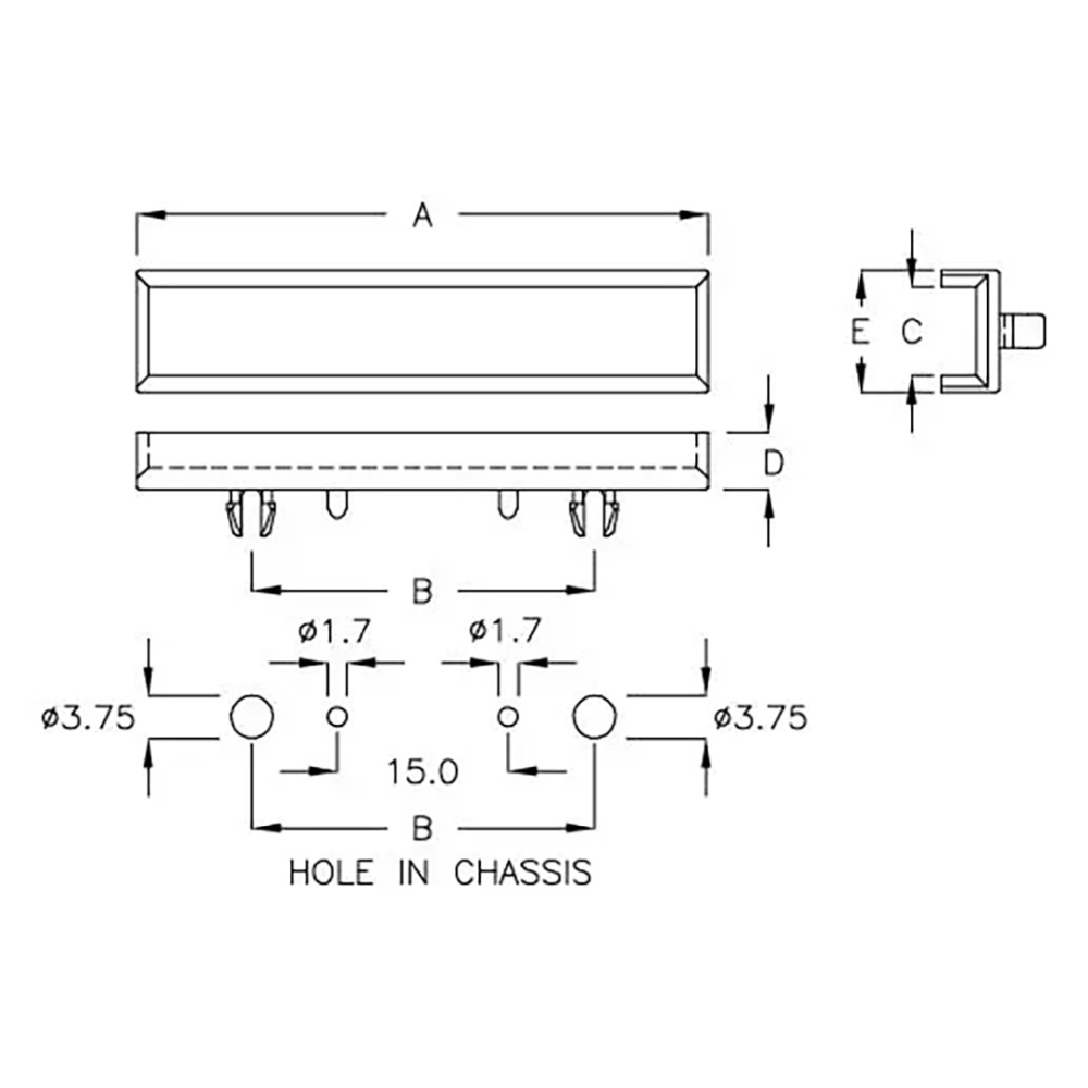 GCG-5K - Printplaatgeleiding | Gecko Fastener GmbH