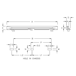 GCG-8M - Guida per circuiti stampati | Gecko Fastener GmbH 2