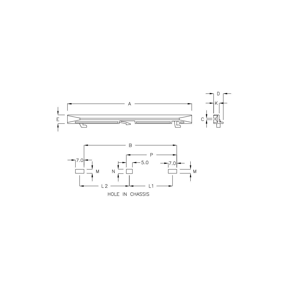 GCG-8M - PCB guide | Gecko Fastener GmbH