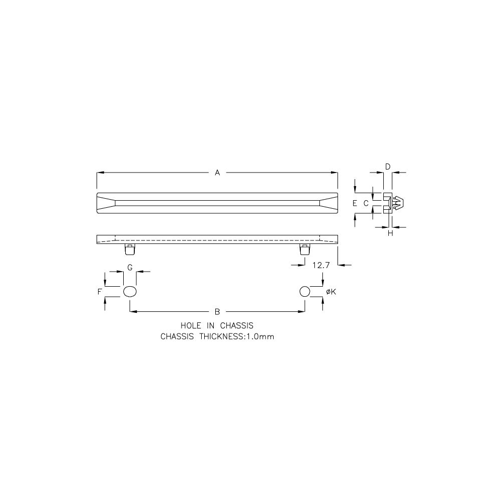 GCG-92FM - Circuit board guide | Gecko Fastener GmbH