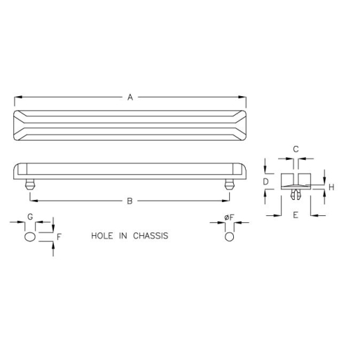 GCG-9B - Guide-circuit imprimé | Gecko Fastener GmbH