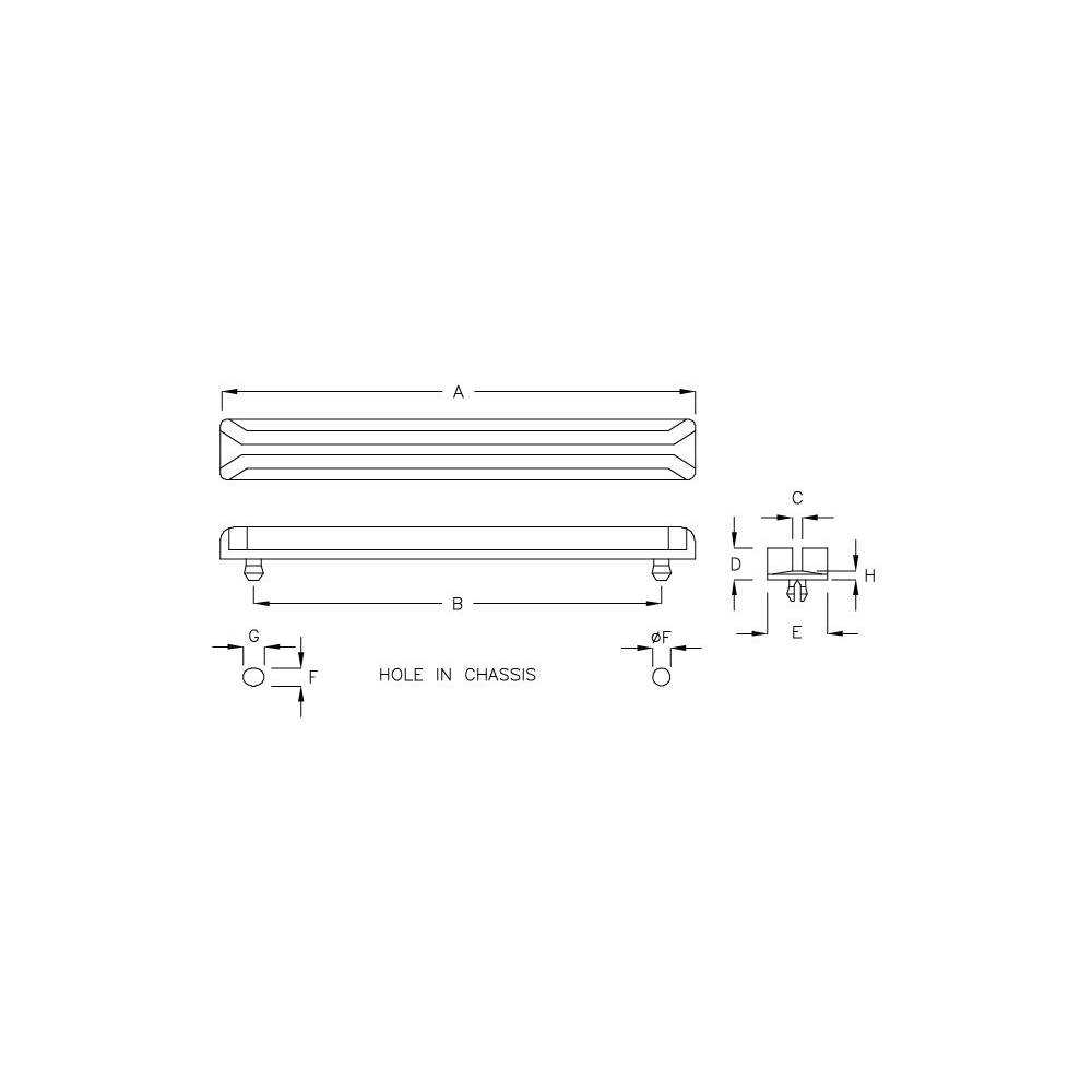 GCG-9B - Guida per circuiti stampati | Gecko Fastener GmbH