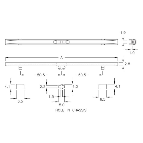 GCGB-127 - PCB guide | Gecko Fastener GmbH