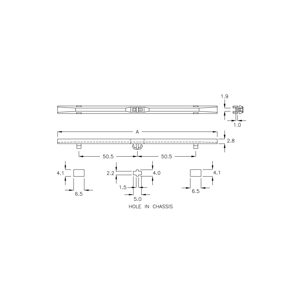GCGB-127 - Printplaatgeleiding | Gecko Fastener GmbH