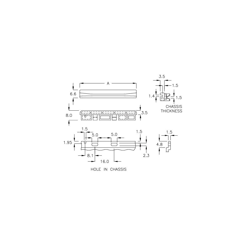 GCGM-47SJ - Platinenführung | Gecko Fastener GmbH
