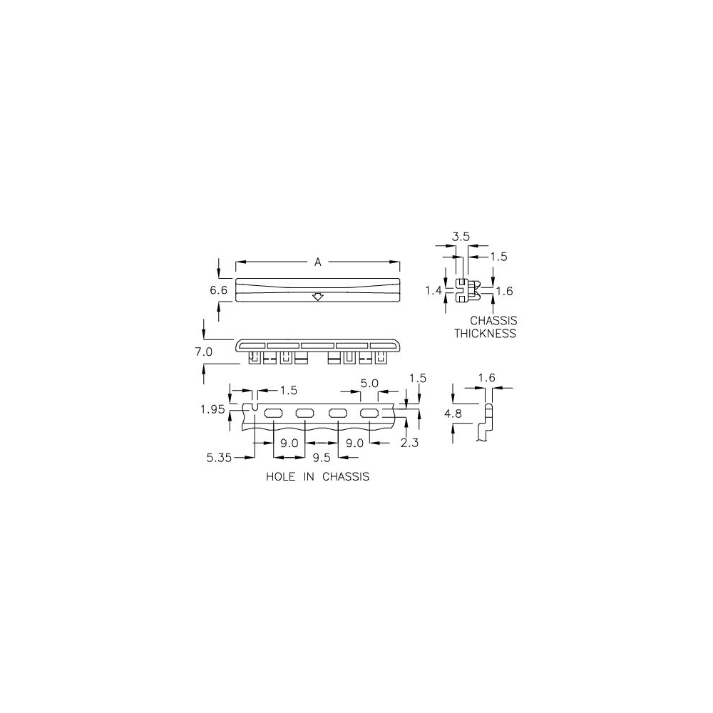 GCGM-47YK - PCB guide | Gecko Fastener GmbH